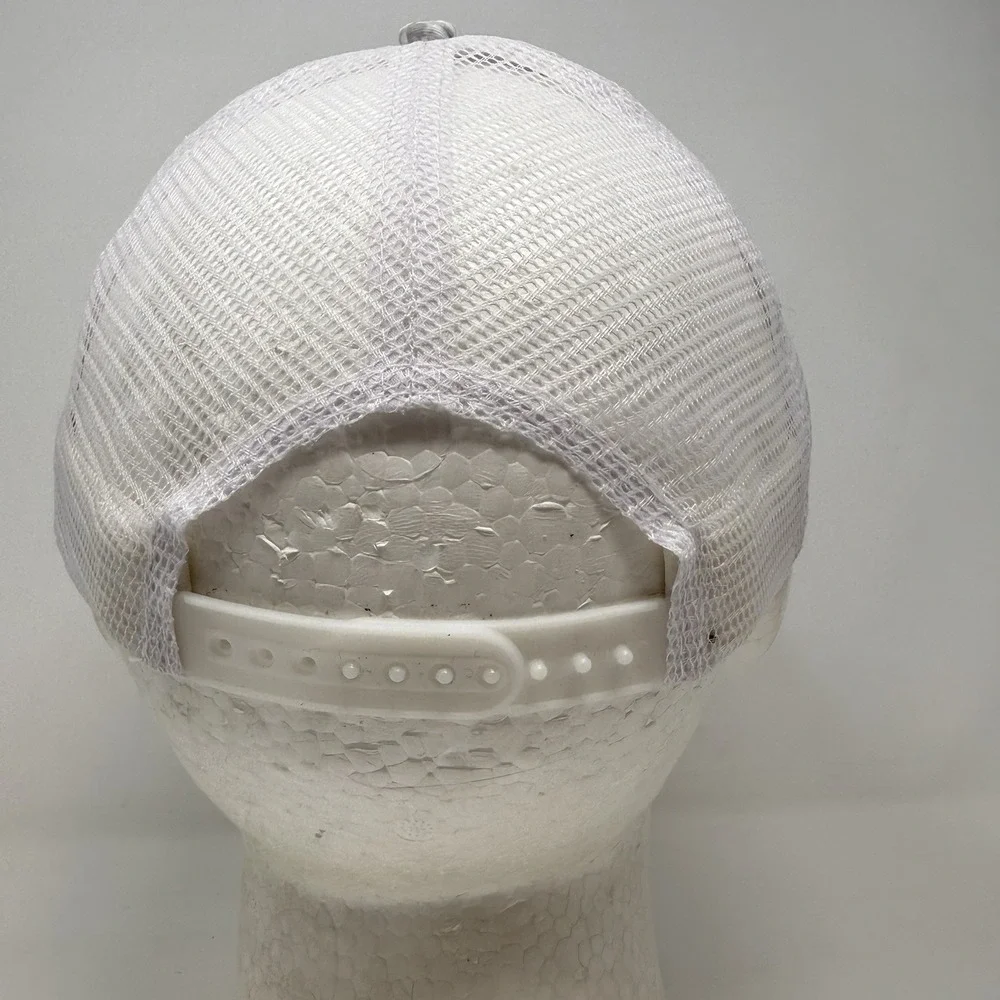 Cabelas Hunt Club‎ Outdoor Digital White Gray Camo Trucker Snap Back Hat Cap